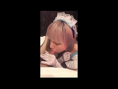 ❤️ Idol Seapánach [mayuka], culaith maid na Fraince, cuid 1, blowjob agus jerk off le lotion ❤️  Porn fb  linn ❌❤