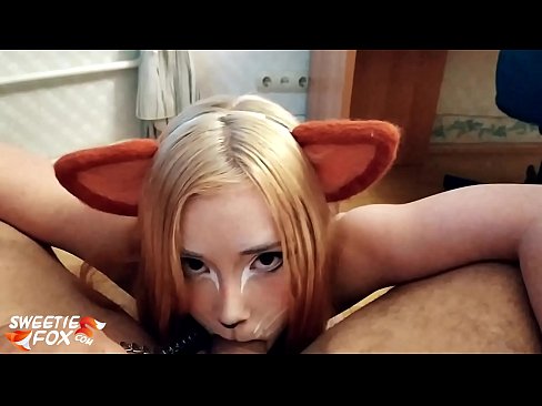 ❤️ Kitsune swallow dick agus cum ina bhéal ❤️  Porn fb  linn ❌❤